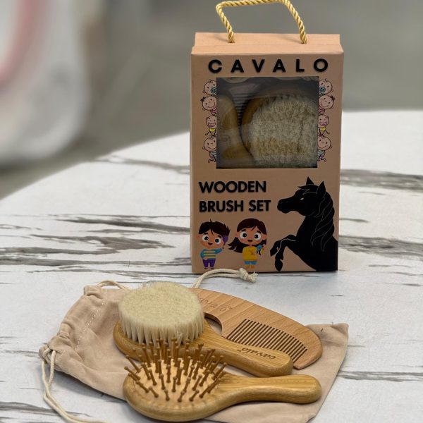 شانه و برس چوبی کاوالو