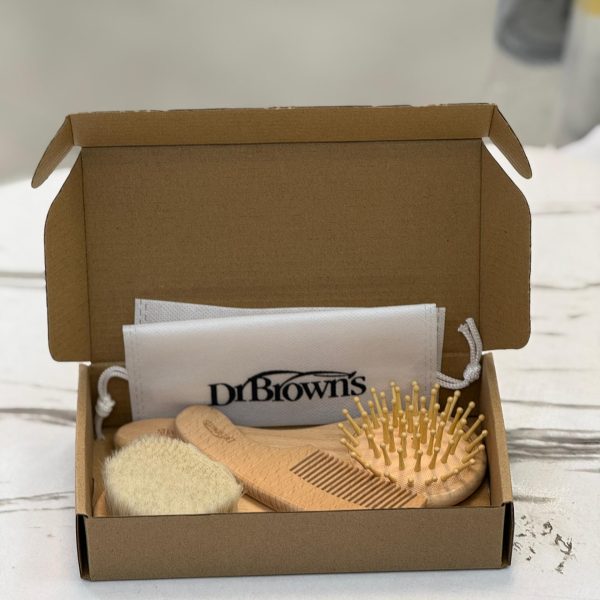 شانه و برس چوبی دکتربراون